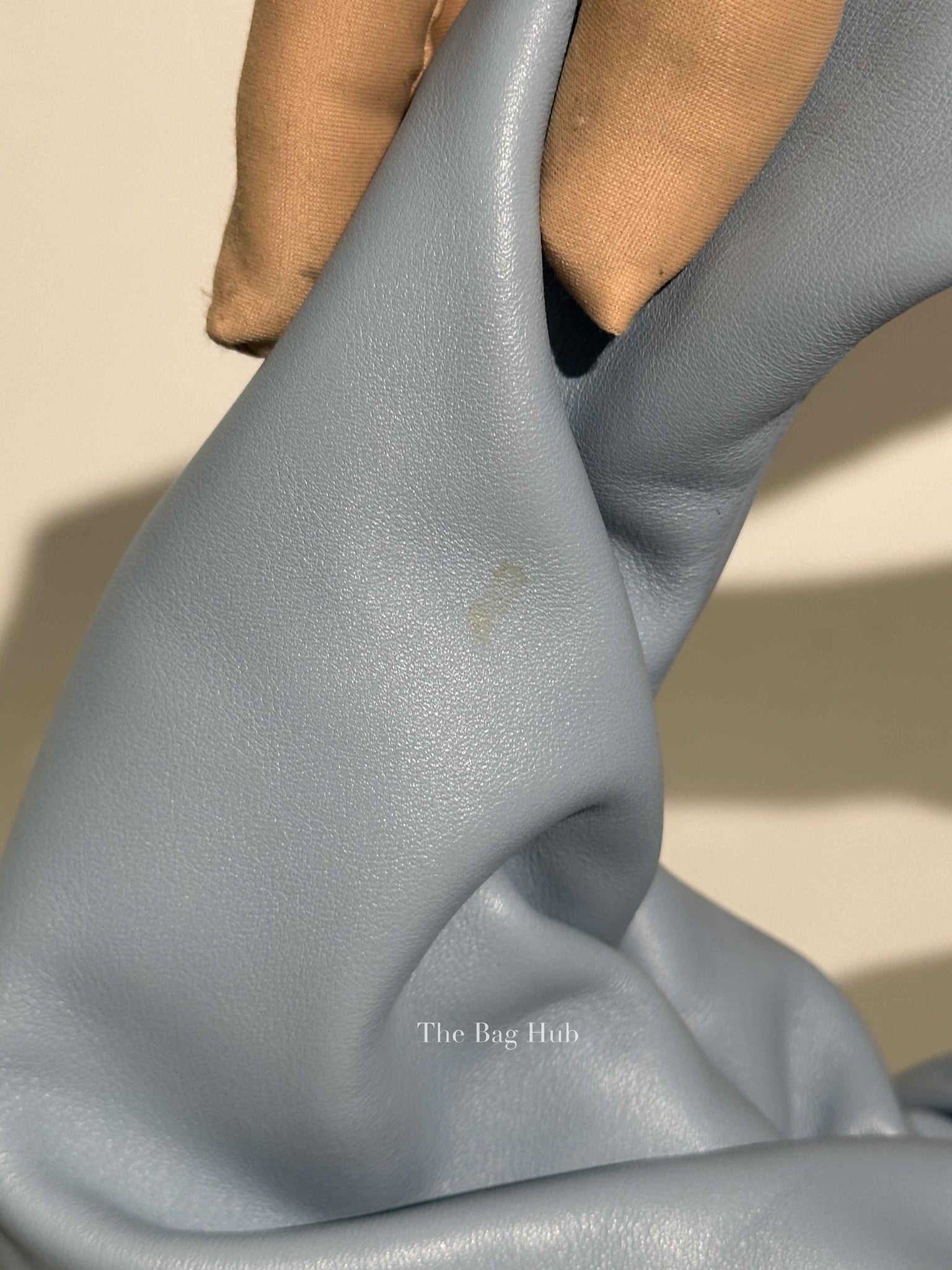 Bottega Veneta Powder Blue Leather The Shoulder Pouch Bag