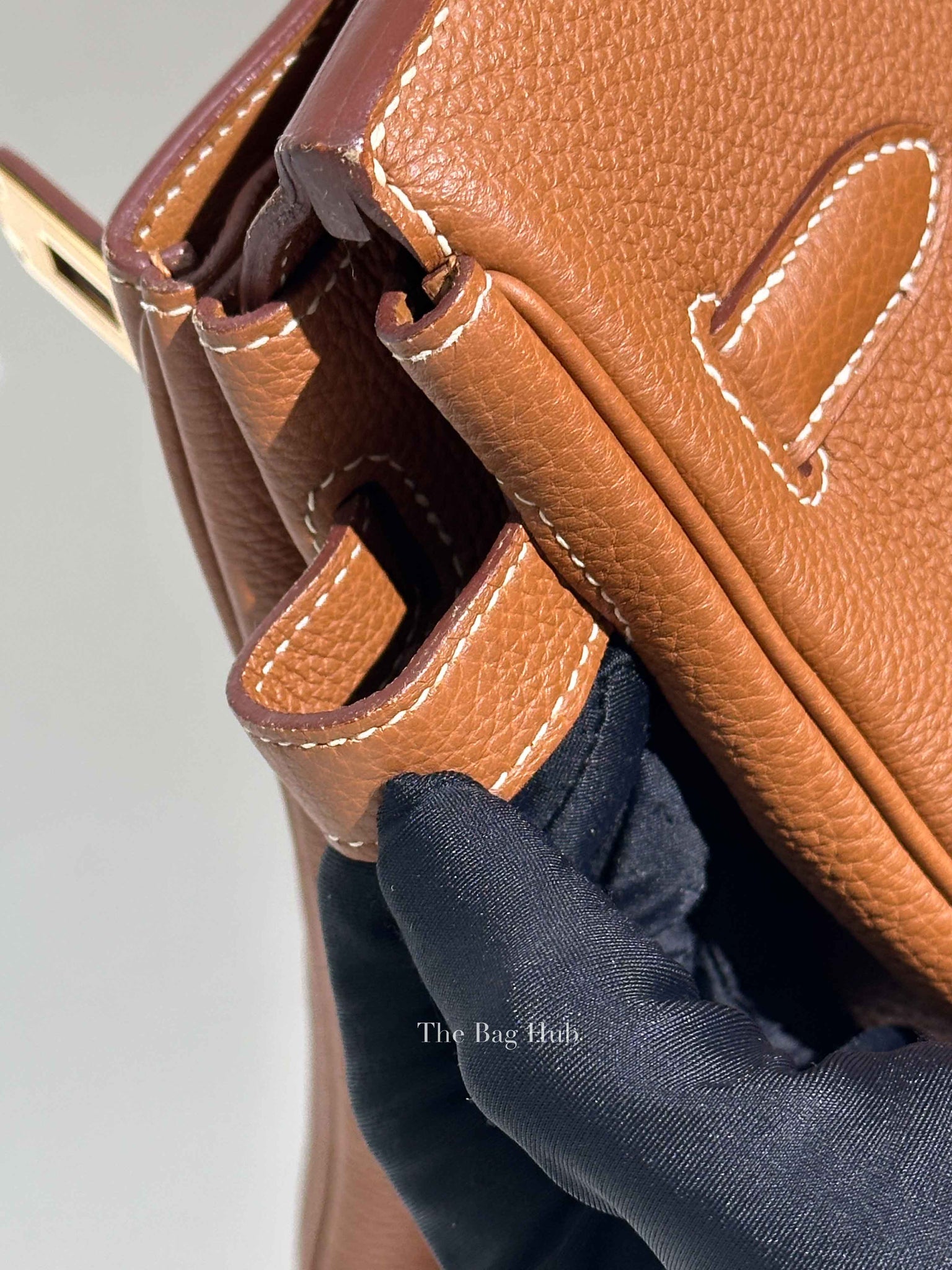 Hermes Gold Togo Birkin 30 Handbag