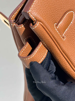 Hermes Gold Togo Birkin 30 Handbag
