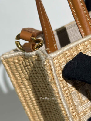 Givenchy Natural Raffia G-Tote In 4gG Jute Mini Tote Bag