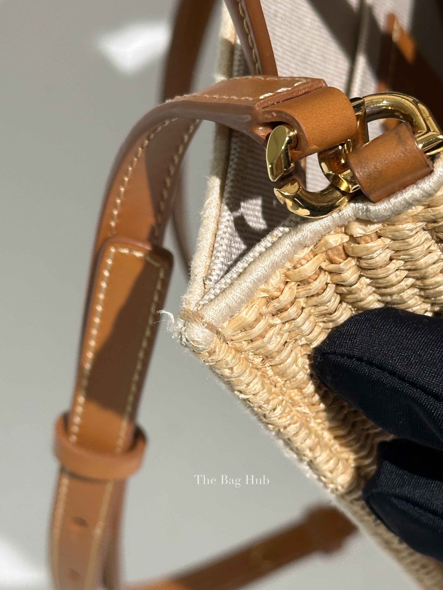 Givenchy Natural Raffia G-Tote In 4gG Jute Mini Tote Bag