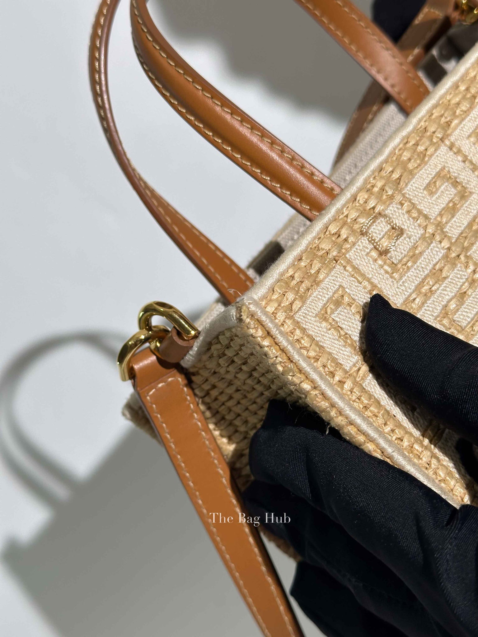 Givenchy Natural Raffia G-Tote In 4gG Jute Mini Tote Bag