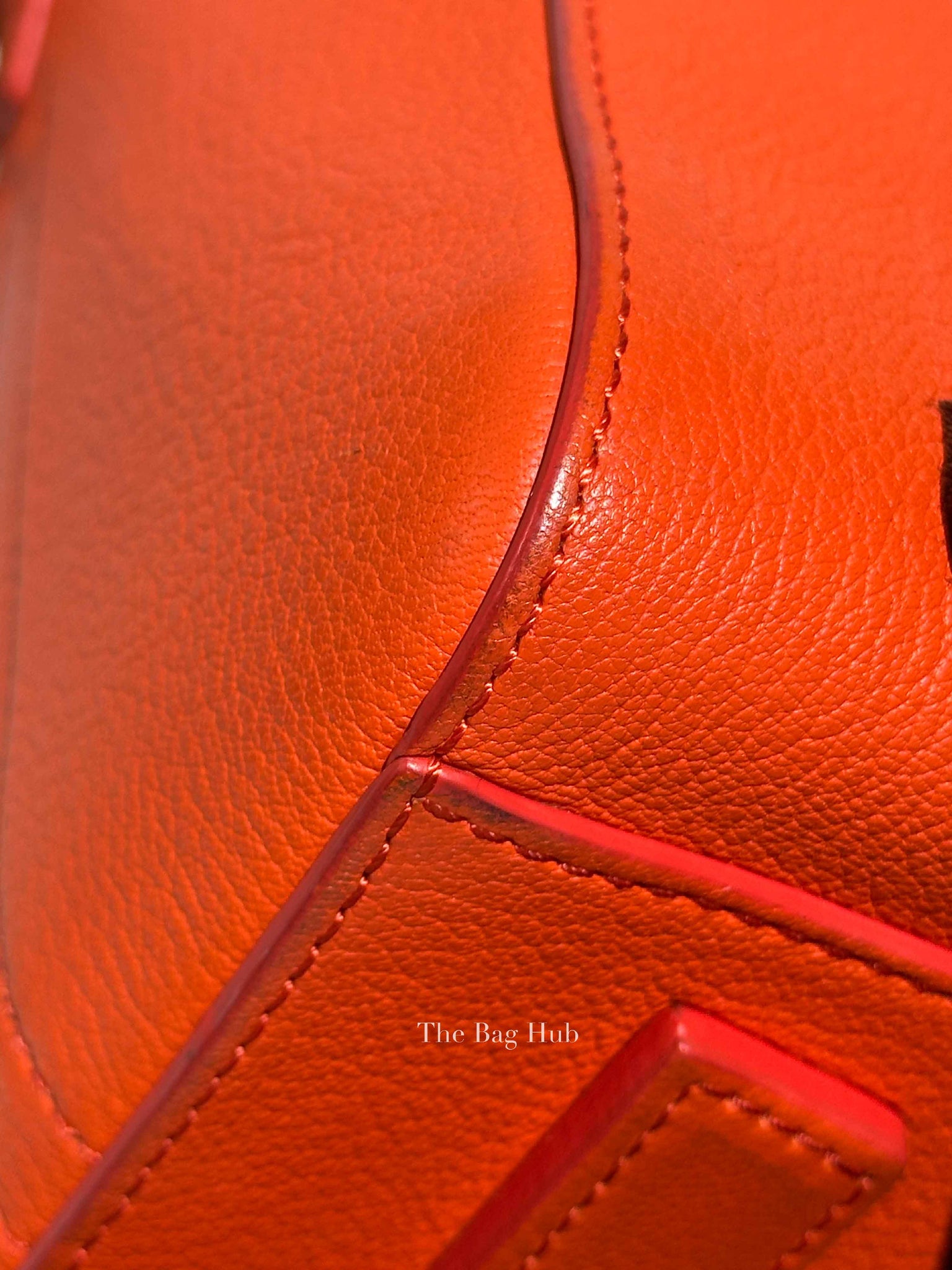 Givenchy Orange Leather Small Antigona Bag