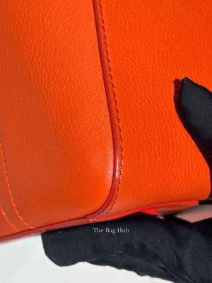 Givenchy Orange Leather Small Antigona Bag