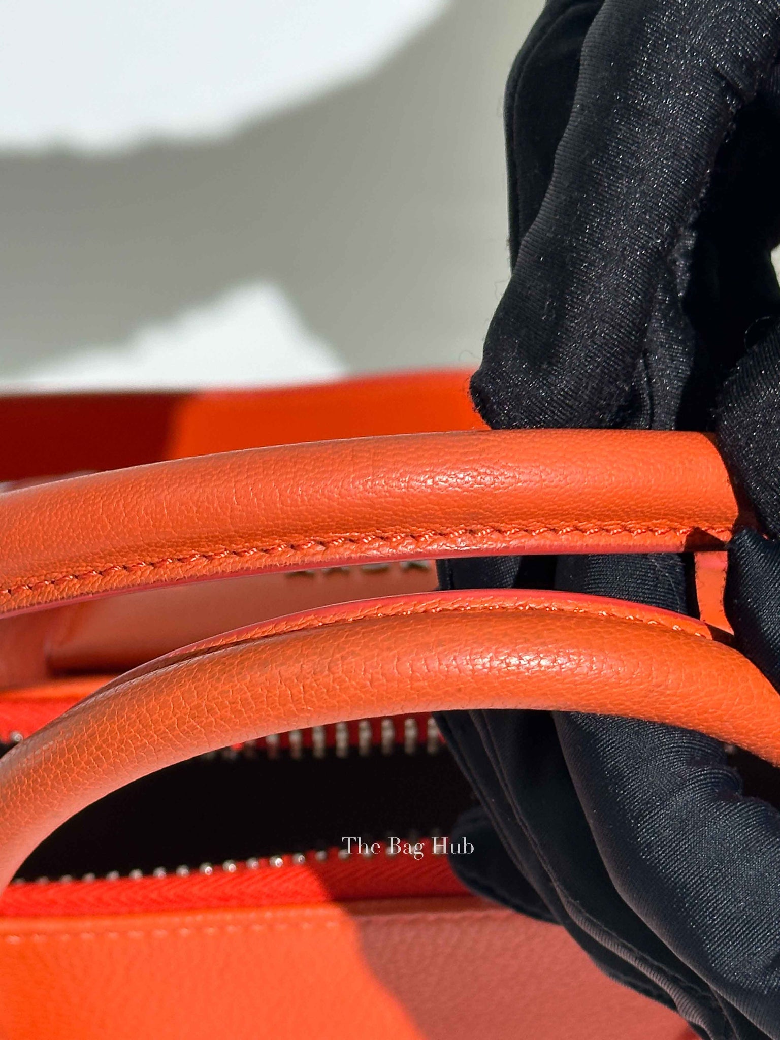Givenchy Orange Leather Small Antigona Bag