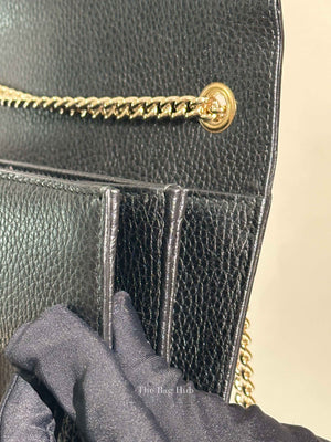 Gucci Black Calfskin Interlocking G Small Bag