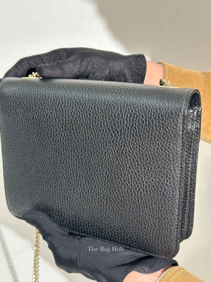 Gucci Black Calfskin Interlocking G Small Bag