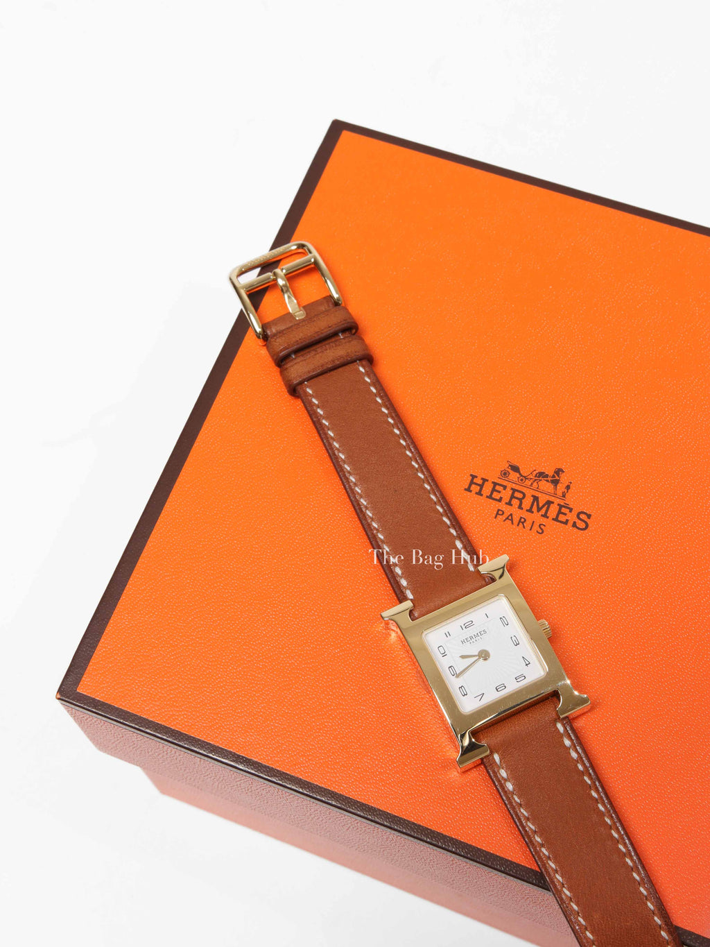 Hermes Gold Heure H Small 25MM Watch
