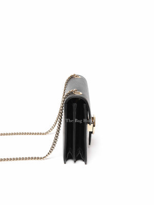 Gucci Black Calfskin Interlocking G Small Bag