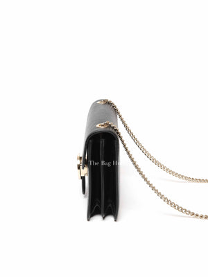 Gucci Black Calfskin Interlocking G Small Bag