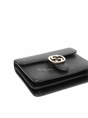 Gucci Black Calfskin Interlocking G Small Bag
