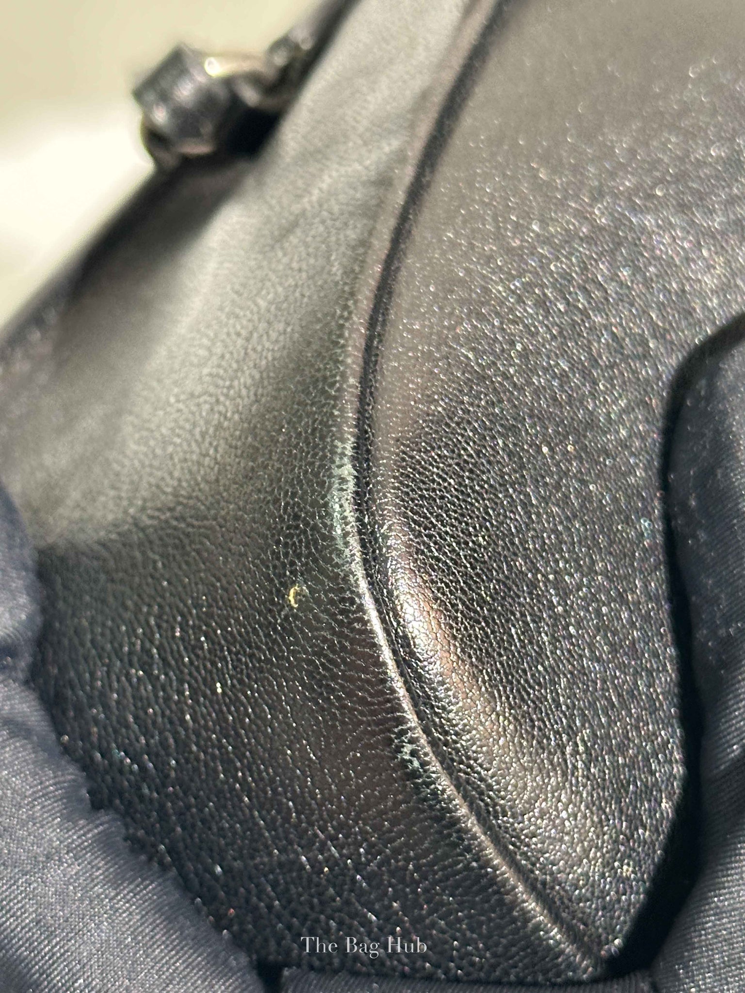 Saint Laurent Black Leather Studded Charlotte Small Messenger Bag