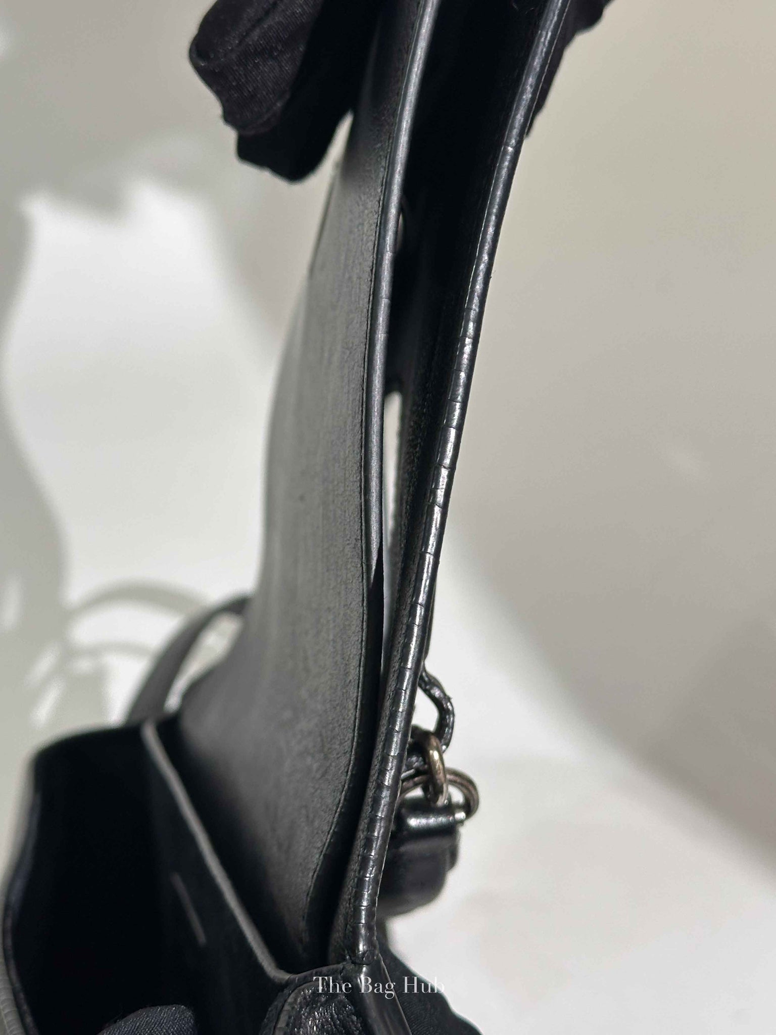 Saint Laurent Black Leather Studded Charlotte Small Messenger Bag