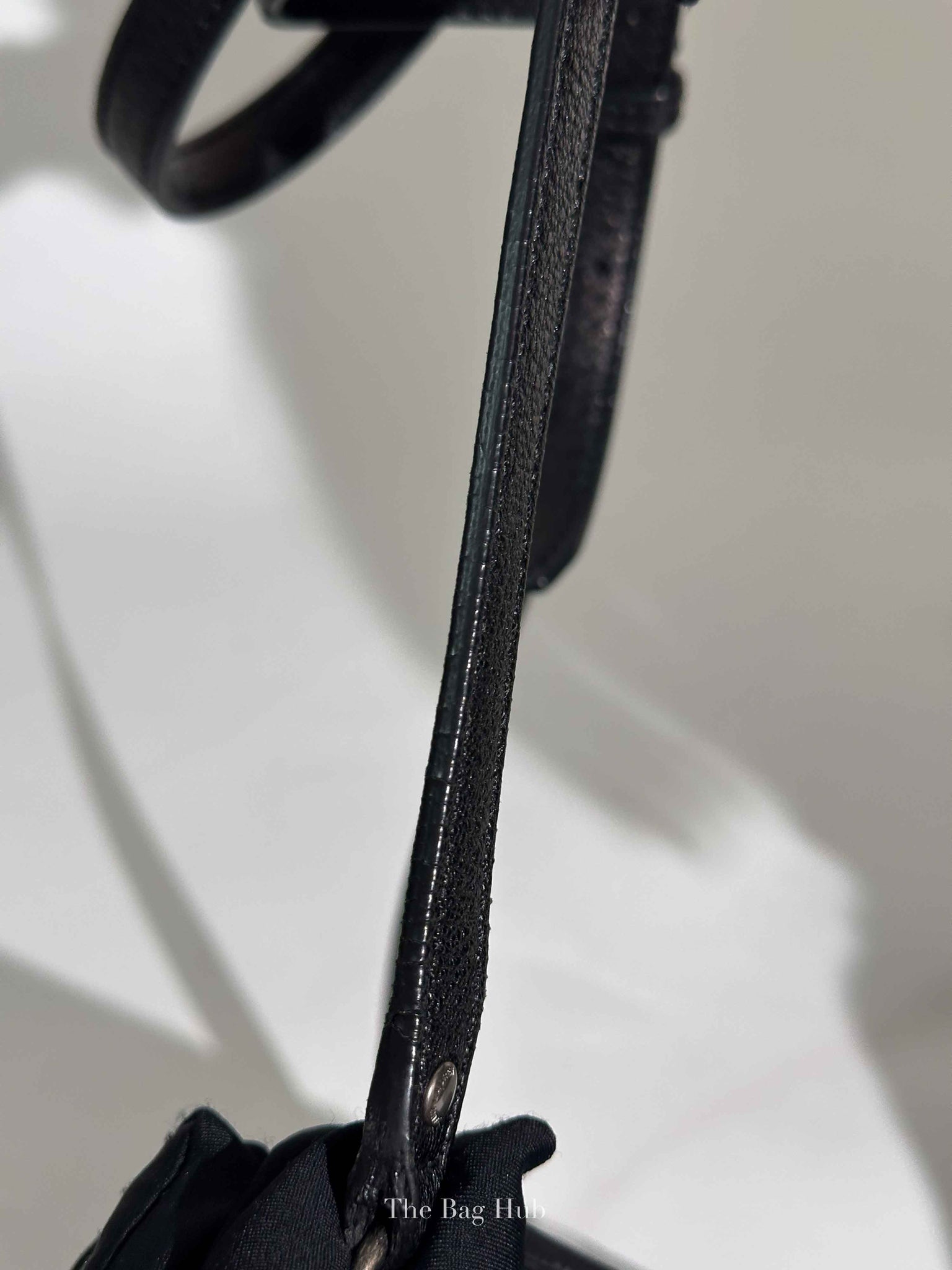 Saint Laurent Black Leather Studded Charlotte Small Messenger Bag