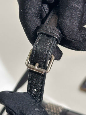Saint Laurent Black Leather Studded Charlotte Small Messenger Bag