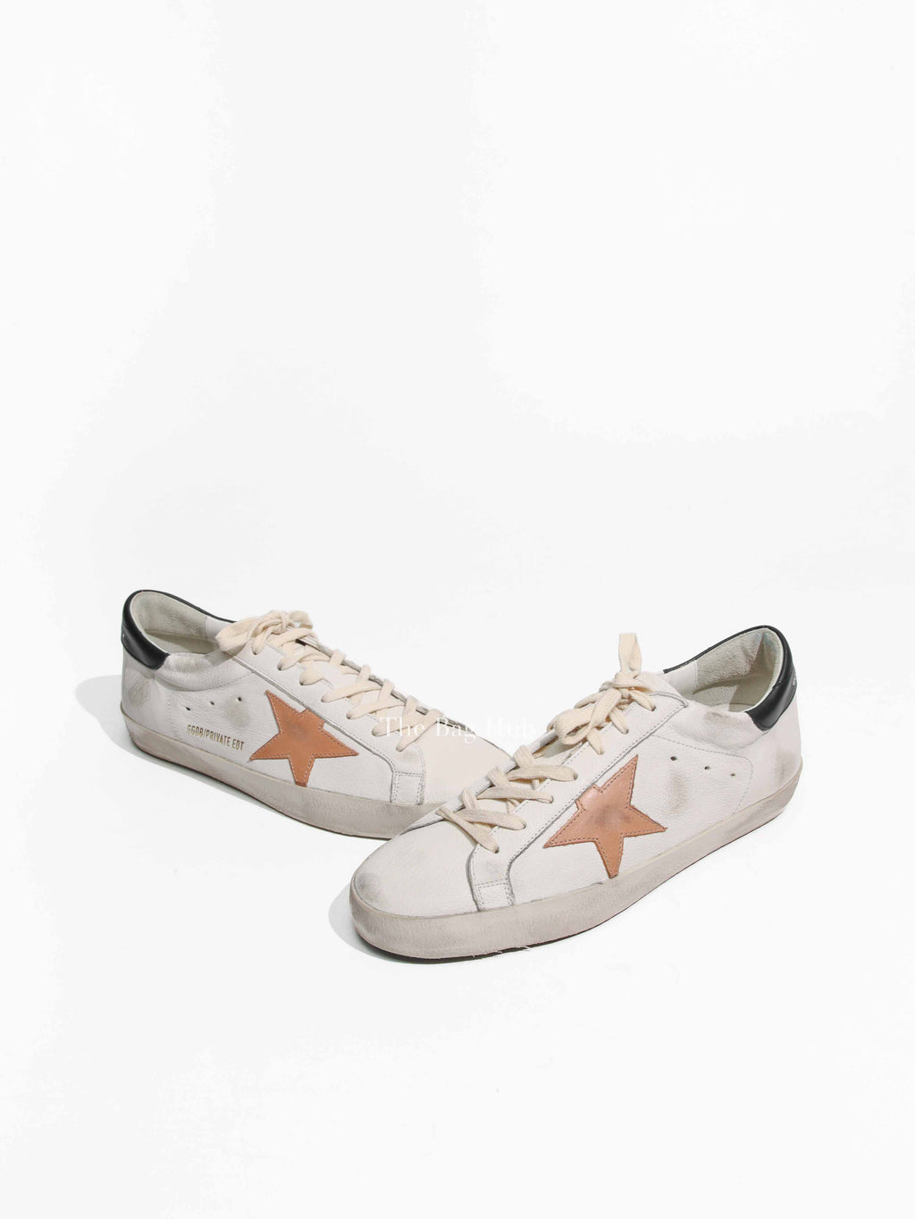 Golden Goose White/Dove Grey/Black Super-Star Classic Sneakers Size 42