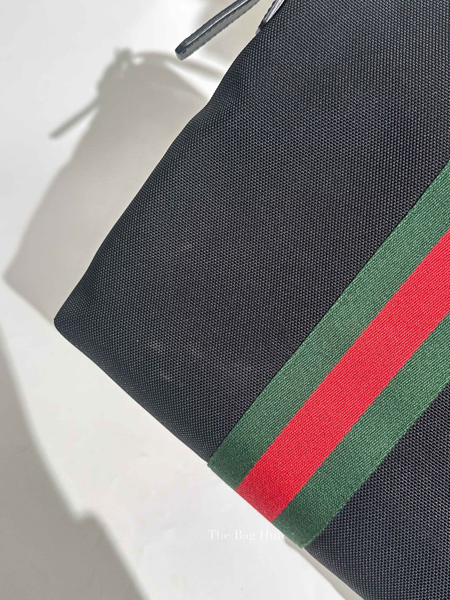 Gucci Black Techno Canvas Web Medium Messenger Bag