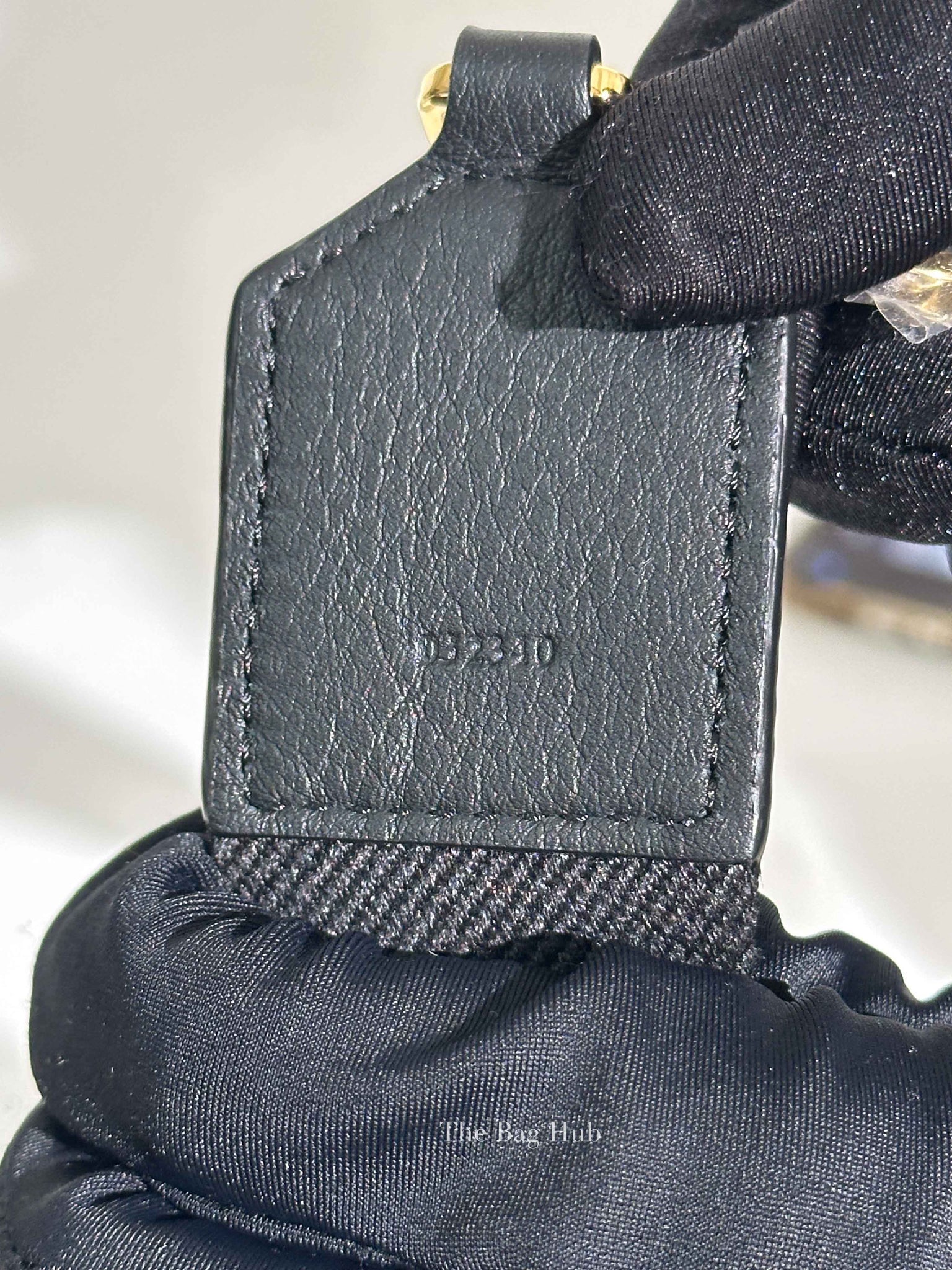 Loewe Black Webbing Anagram Strap