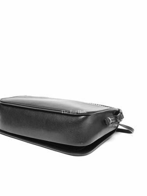 Saint Laurent Black Leather Studded Charlotte Small Messenger Bag