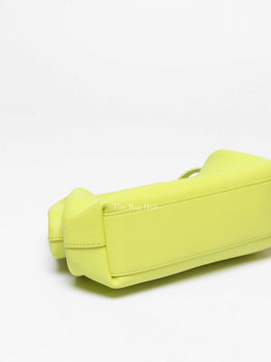 Bottega Veneta Lime Leather The Point Triangle Small Shoulder Bag