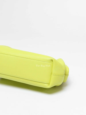 Bottega Veneta Lime Leather The Point Triangle Small Shoulder Bag