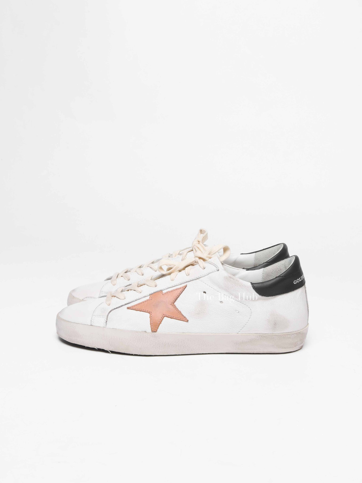 Golden Goose White/Dove Grey/Black Super-Star Classic Sneakers Size 42