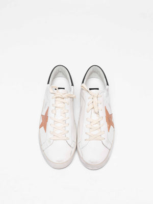 Golden Goose White/Dove Grey/Black Super-Star Classic Sneakers Size 42