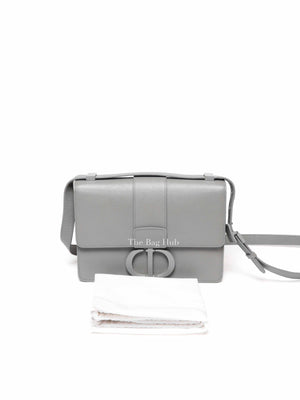 Dior Grey Grained Calfskin Ultra Matte 30 Montaigne Flap Bag