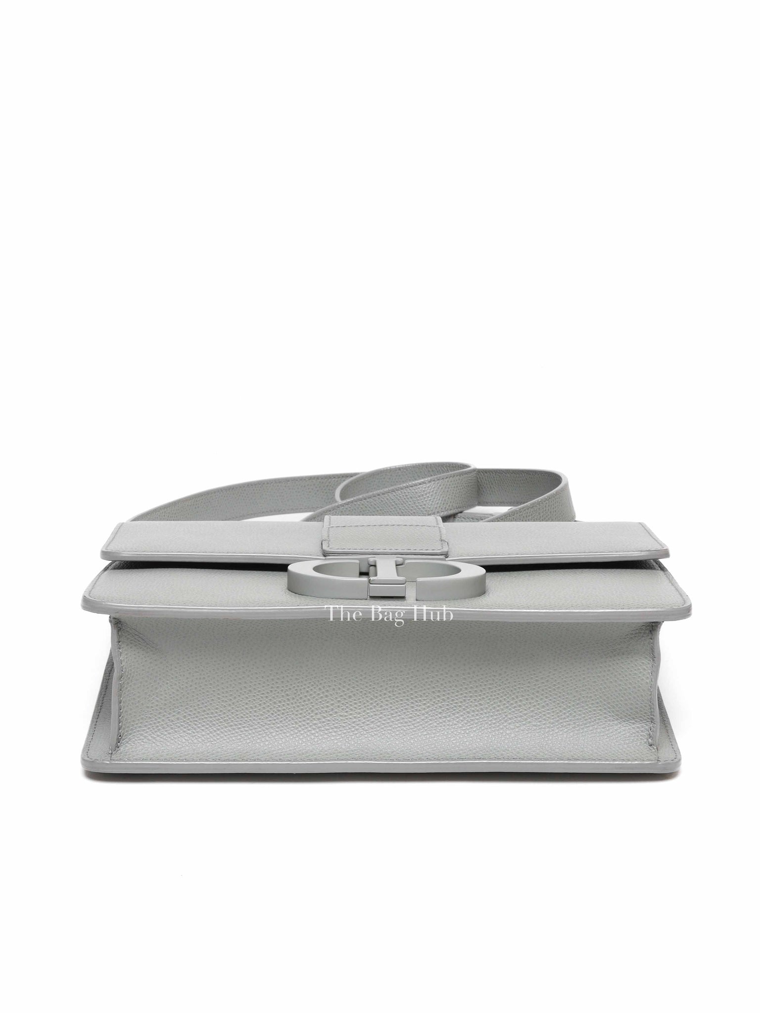 Dior Grey Grained Calfskin Ultra Matte 30 Montaigne Flap Bag