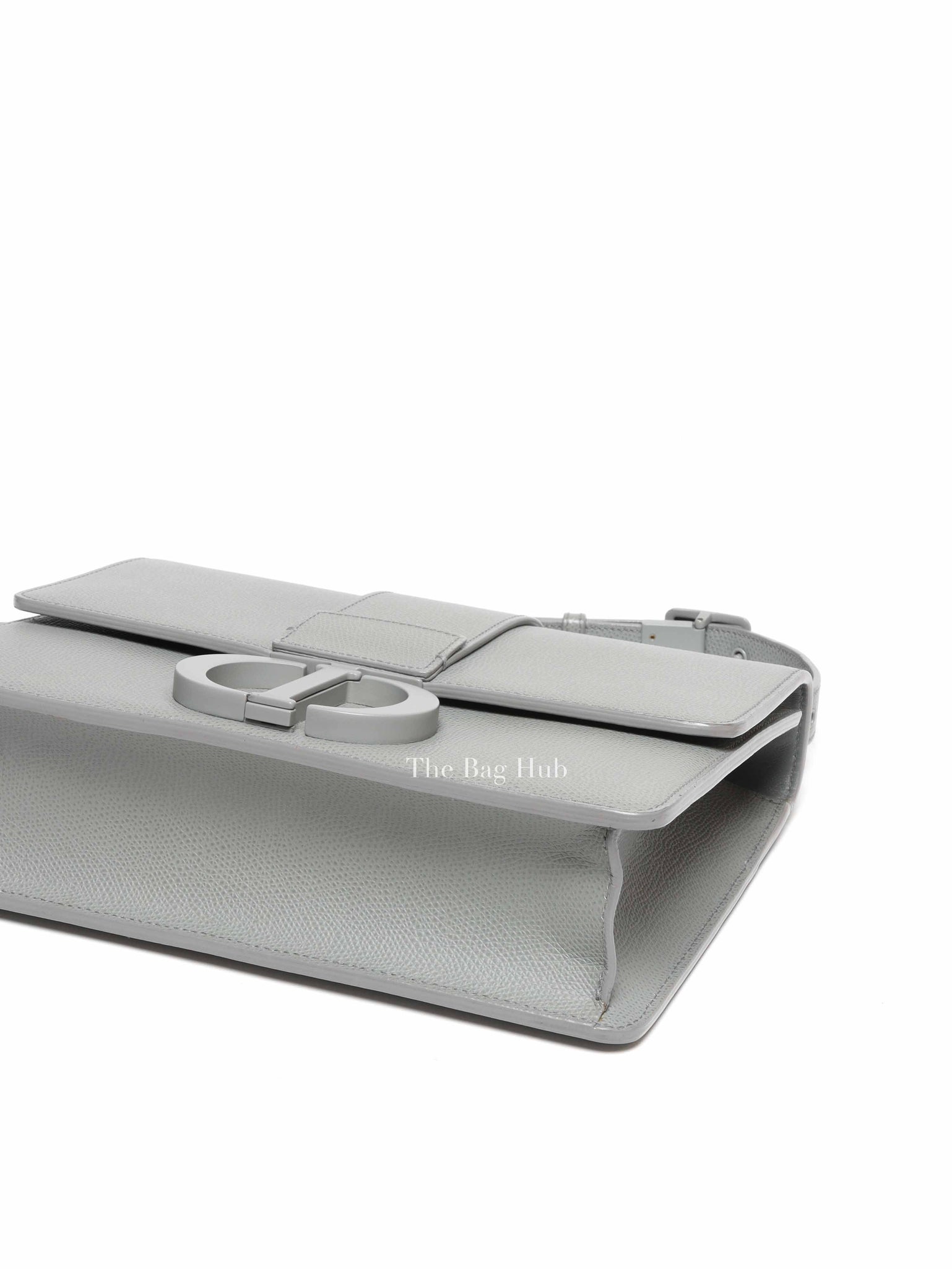 Dior Grey Grained Calfskin Ultra Matte 30 Montaigne Flap Bag