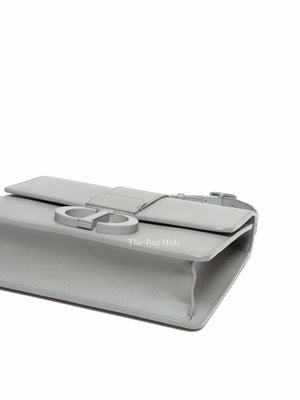 Dior Grey Grained Calfskin Ultra Matte 30 Montaigne Flap Bag