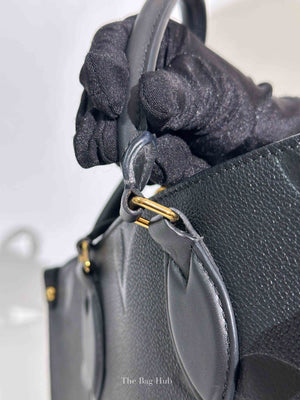 Louis Vuitton Black Leather Empreinte Monogram Giant OnTheGo MM Tote Bag