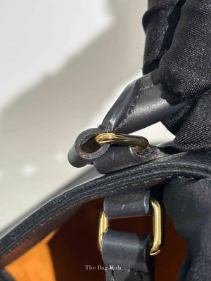 Louis Vuitton Black Leather Empreinte Monogram Giant OnTheGo MM Tote Bag