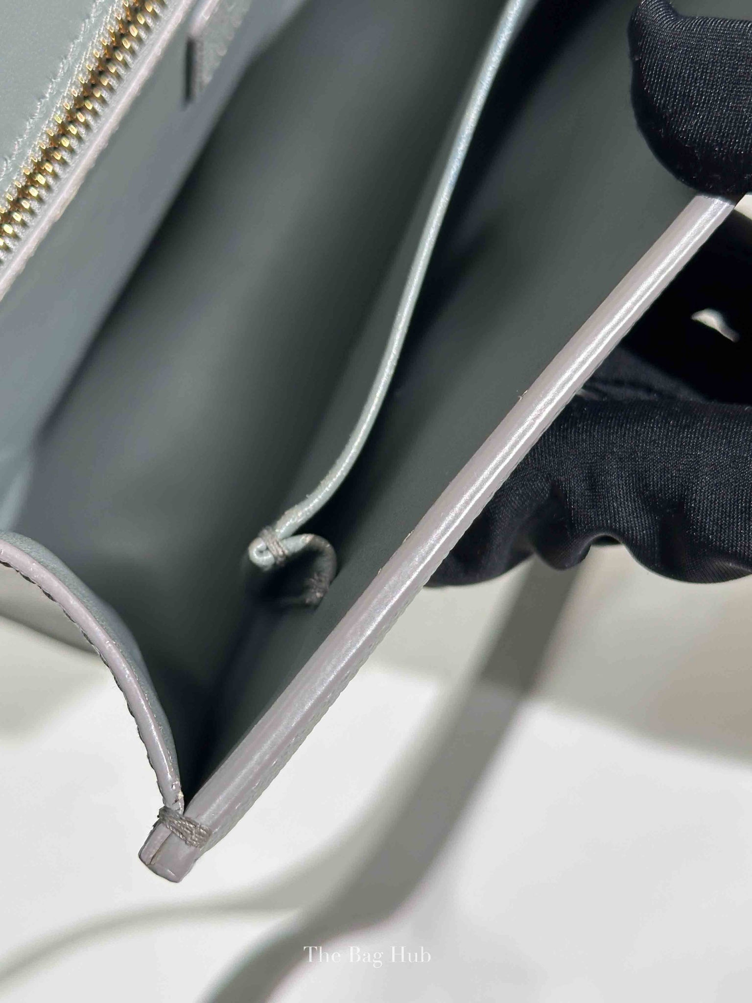 Dior Grey Grained Calfskin Ultra Matte 30 Montaigne Flap Bag