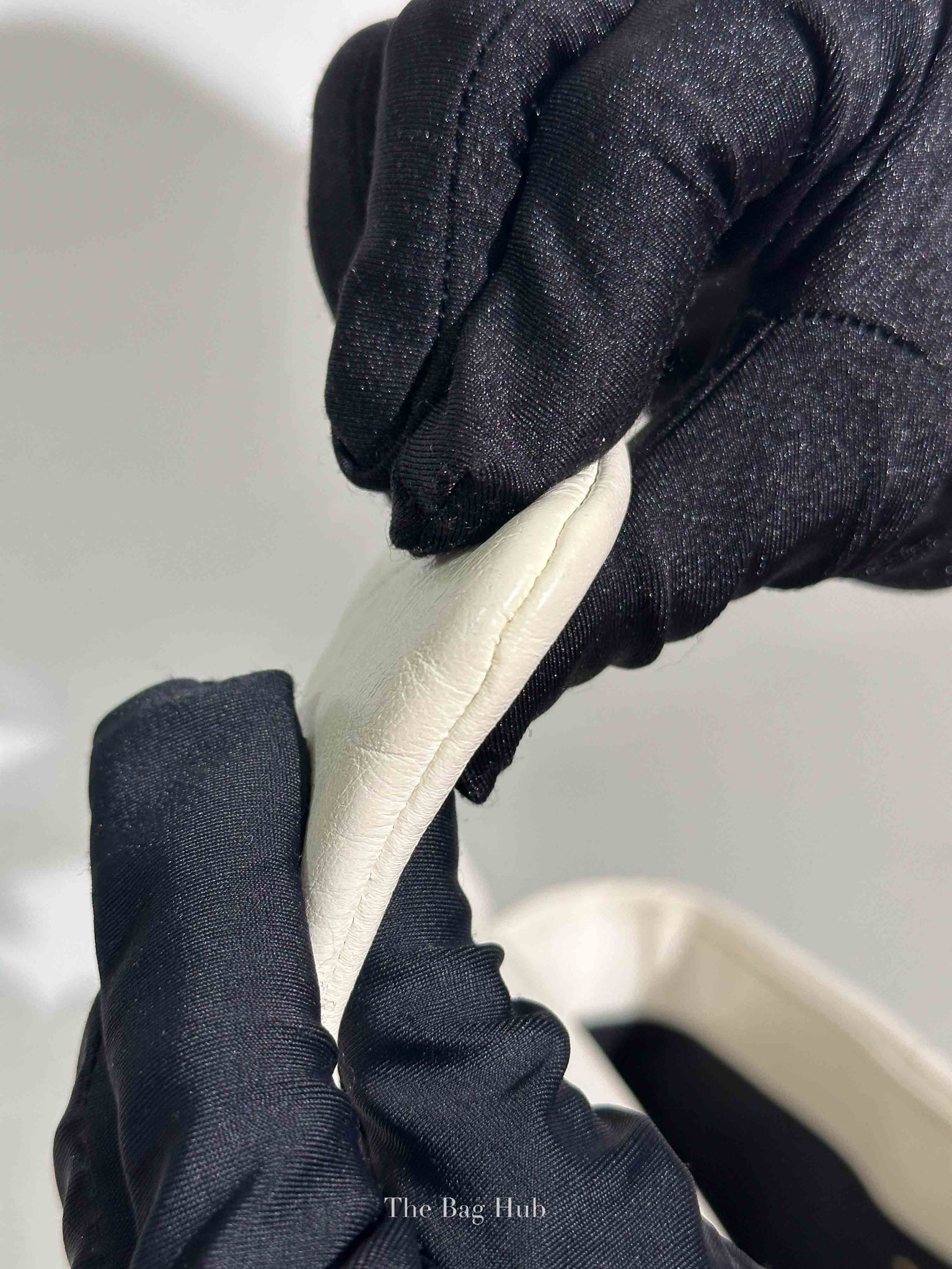 Chanel White Lambskin C19 Flap Bag
