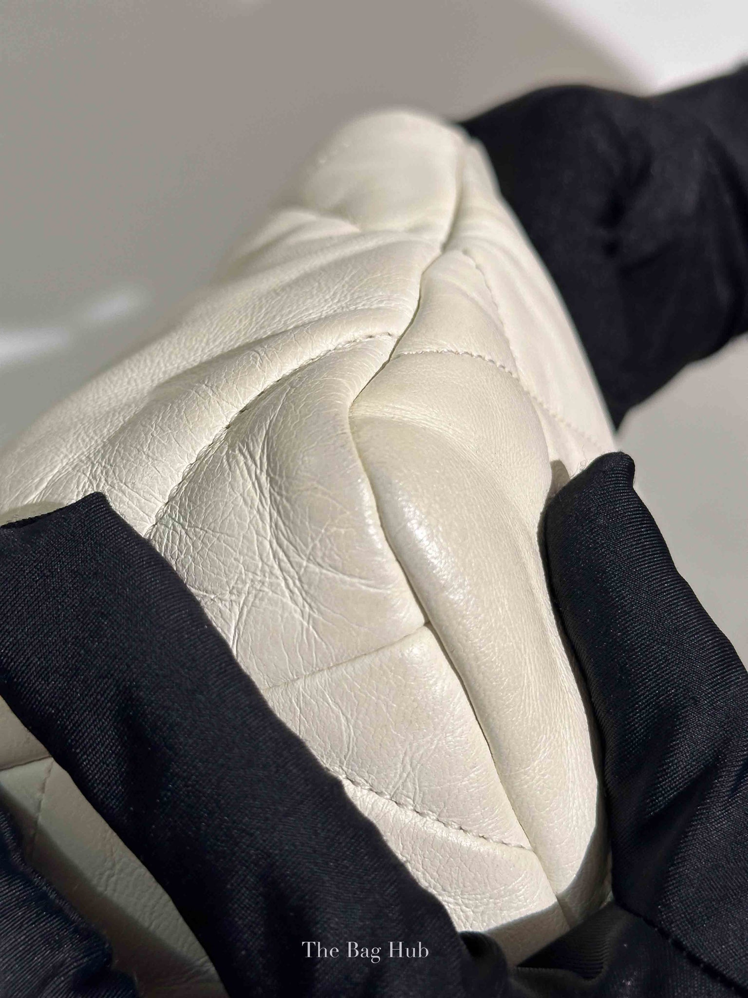 Chanel White Lambskin C19 Flap Bag