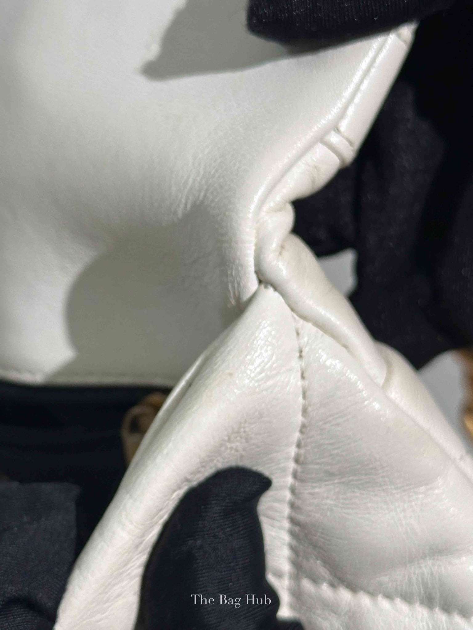Chanel White Lambskin C19 Flap Bag