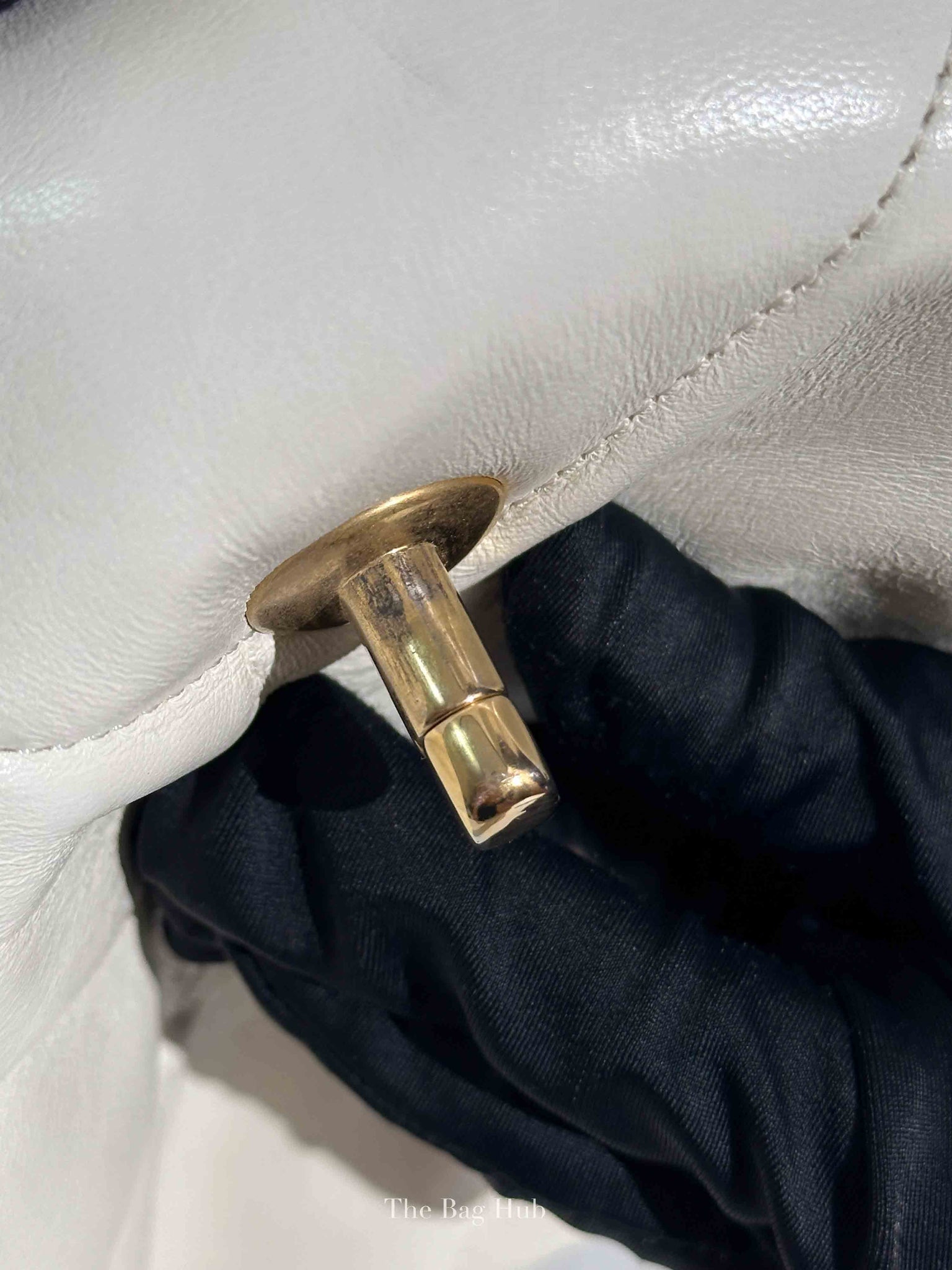 Chanel White Lambskin C19 Flap Bag