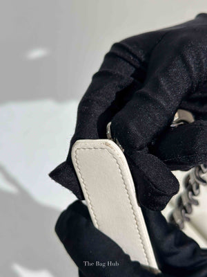 Chanel White Lambskin C19 Flap Bag