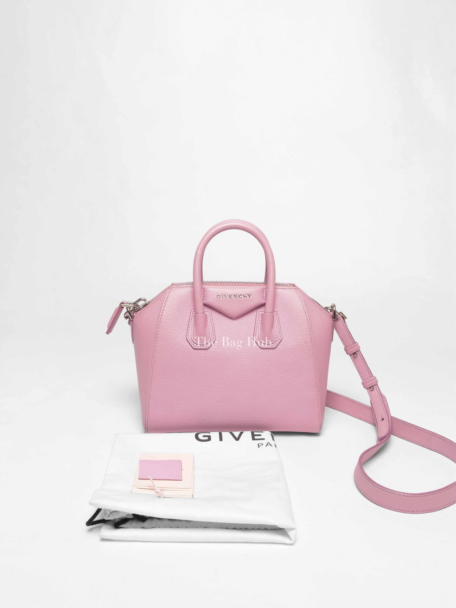 Givenchy Pink Leather Mini Antigona Bag
