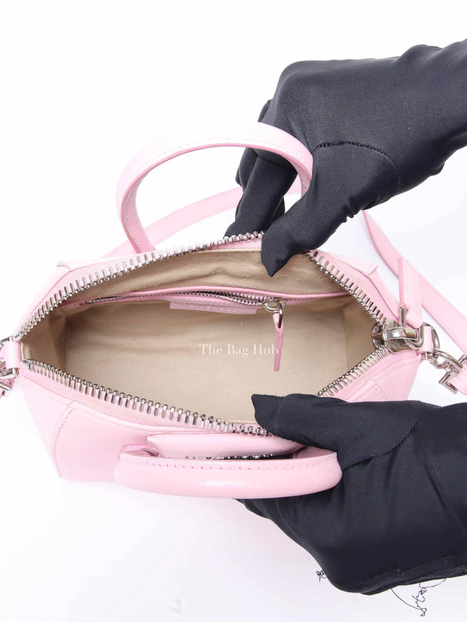 Givenchy Pink Leather Mini Antigona Bag