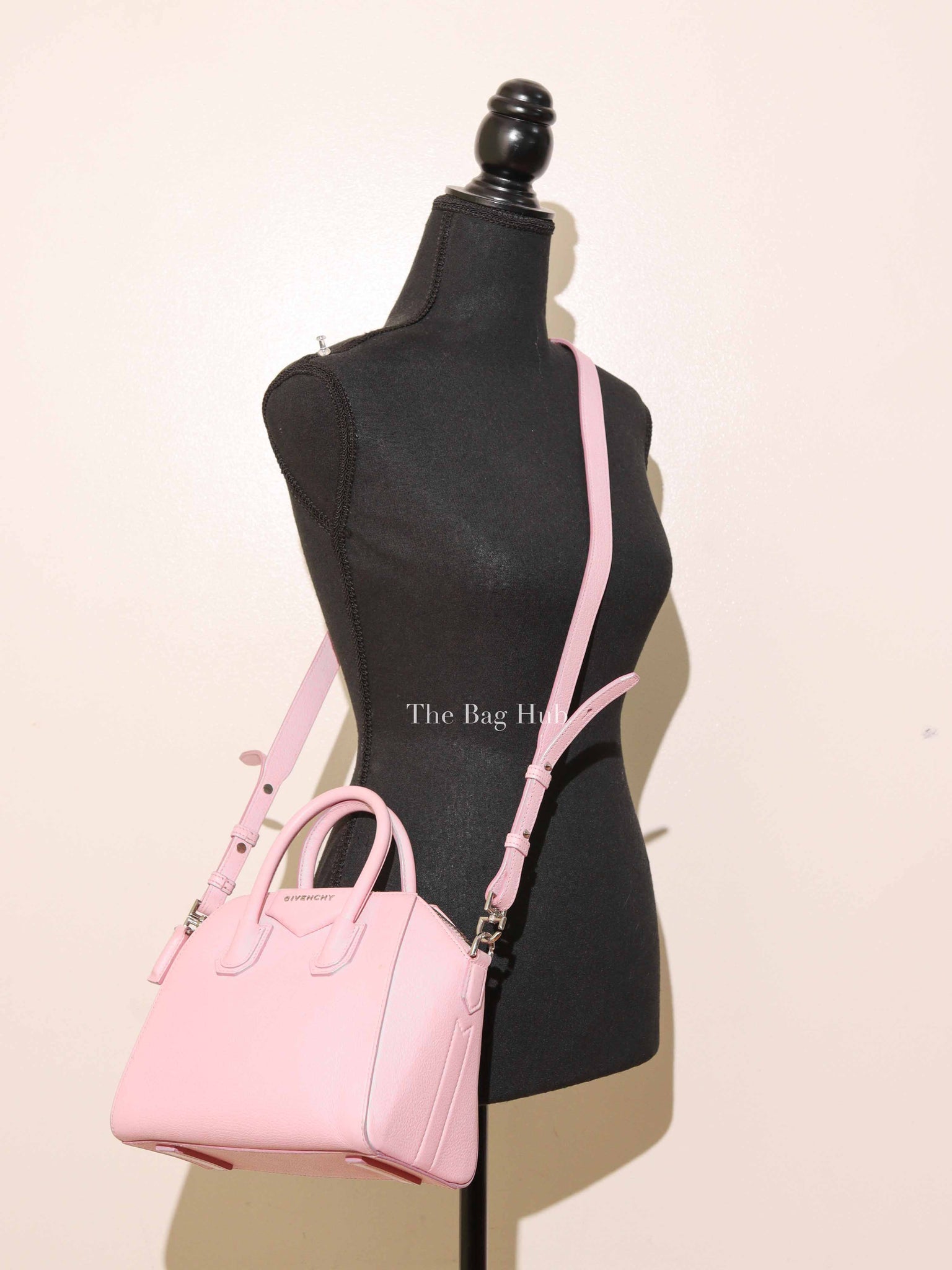 Givenchy Pink Leather Mini Antigona Bag