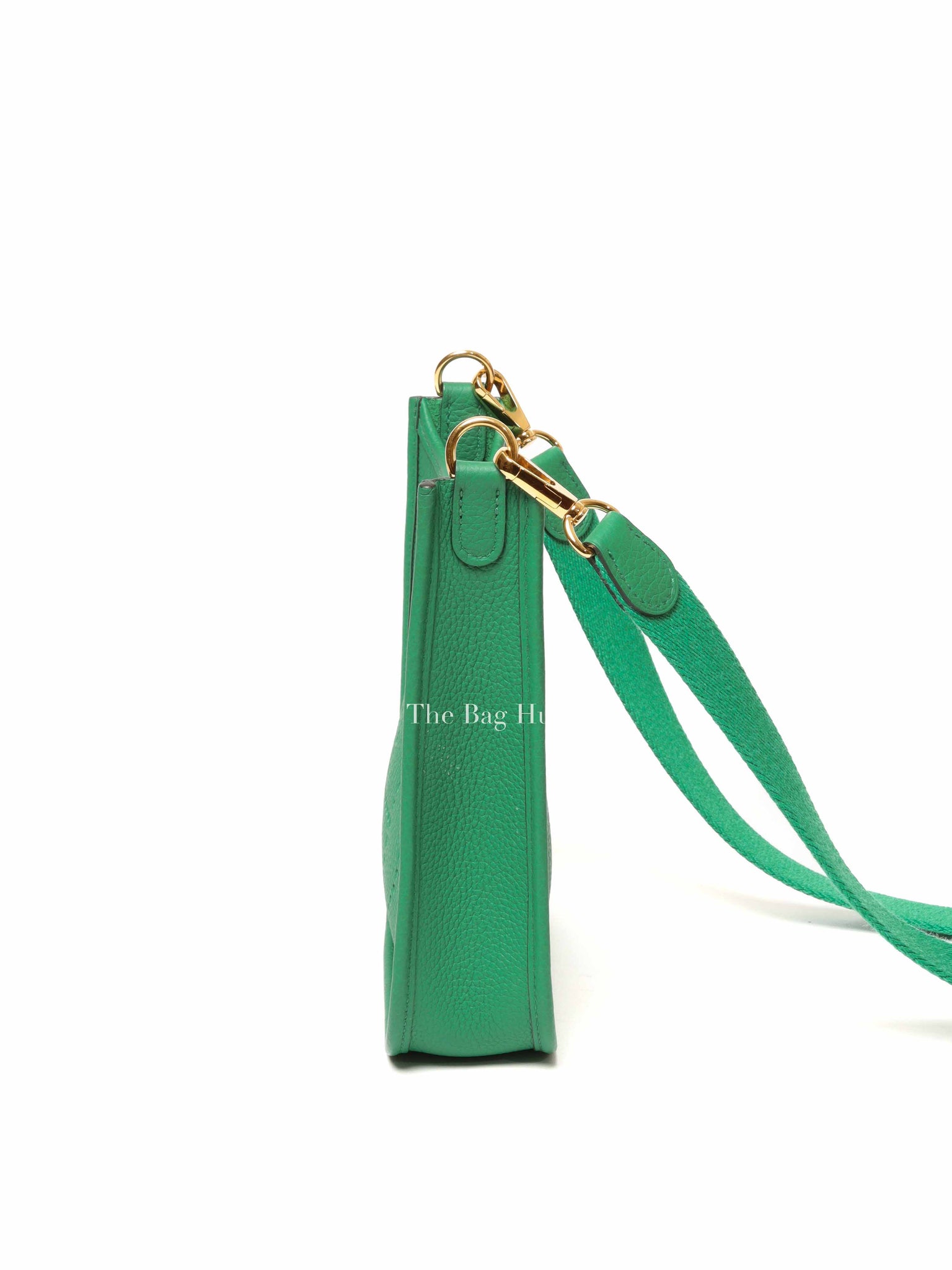 Hermes Vert Jade Taurillon Clemence Evelyne TPM