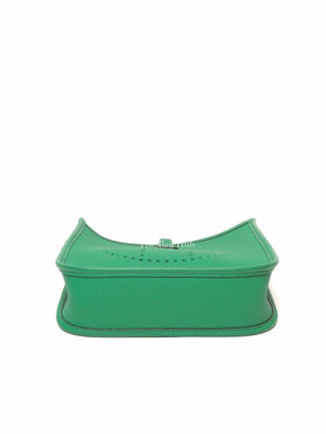 Hermes Vert Jade Taurillon Clemence Evelyne TPM