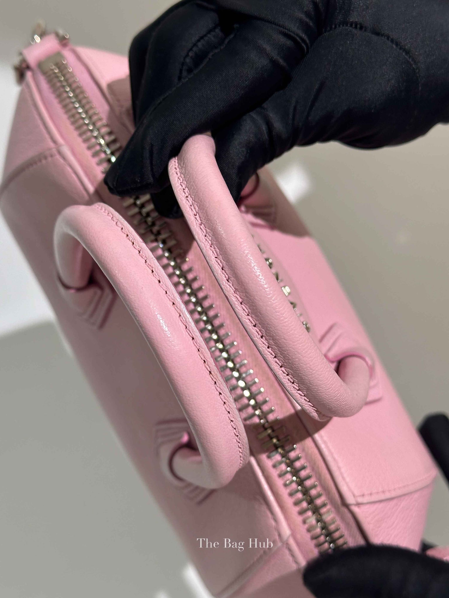 Givenchy Pink Leather Mini Antigona Bag