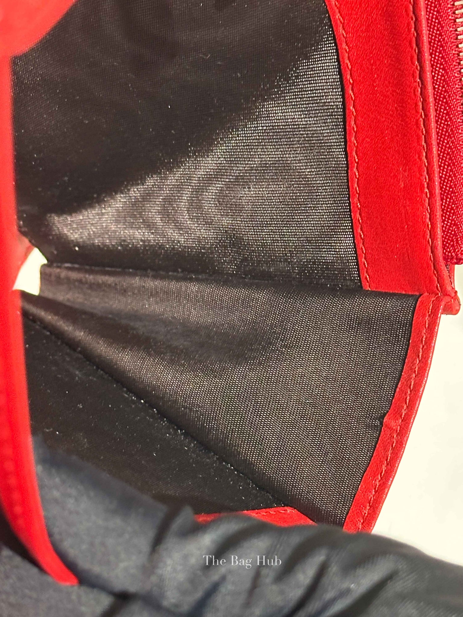 Gucci Red Matelasse Chevron GG Marmont Super Mini Bag