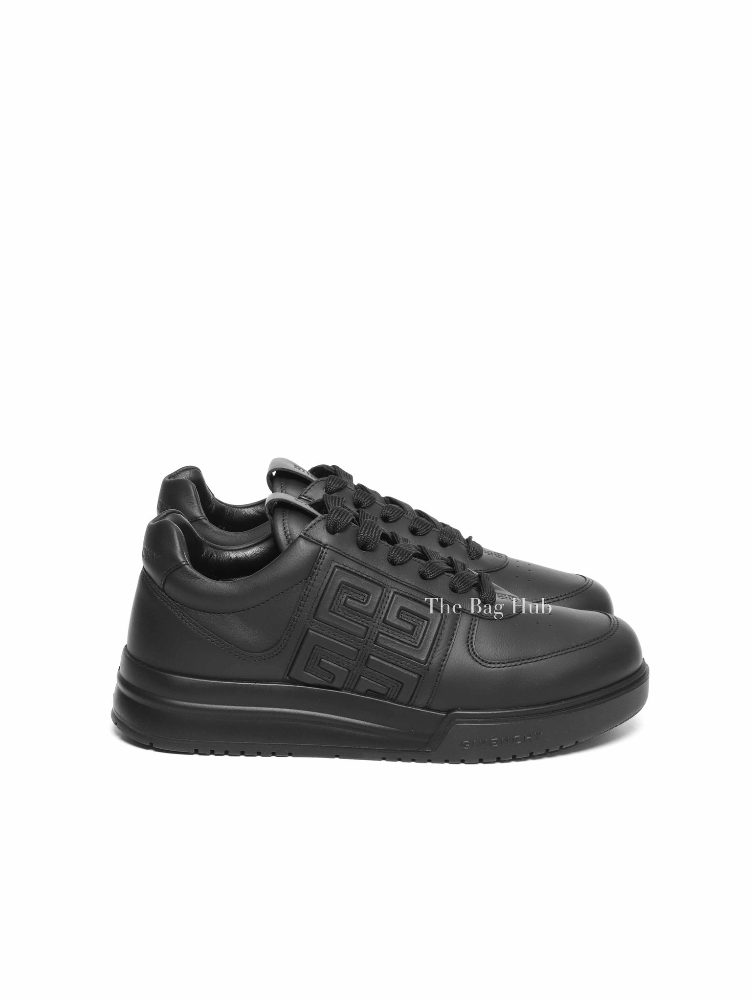 Givenchy Black Leather G4 Low Top Womens Sneakers Size 37