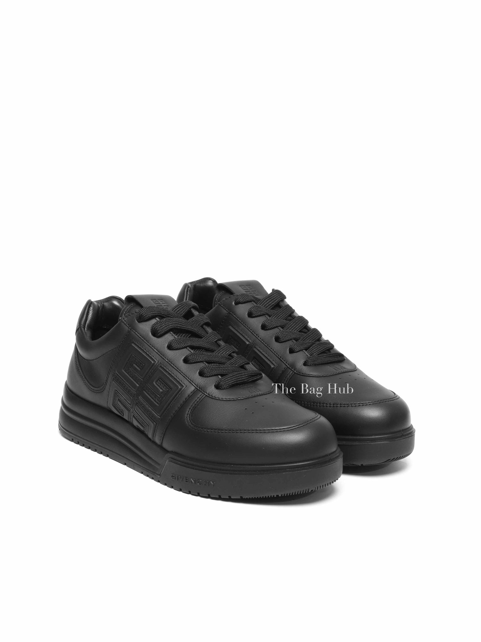 Givenchy Black Leather G4 Low Top Womens Sneakers Size 37