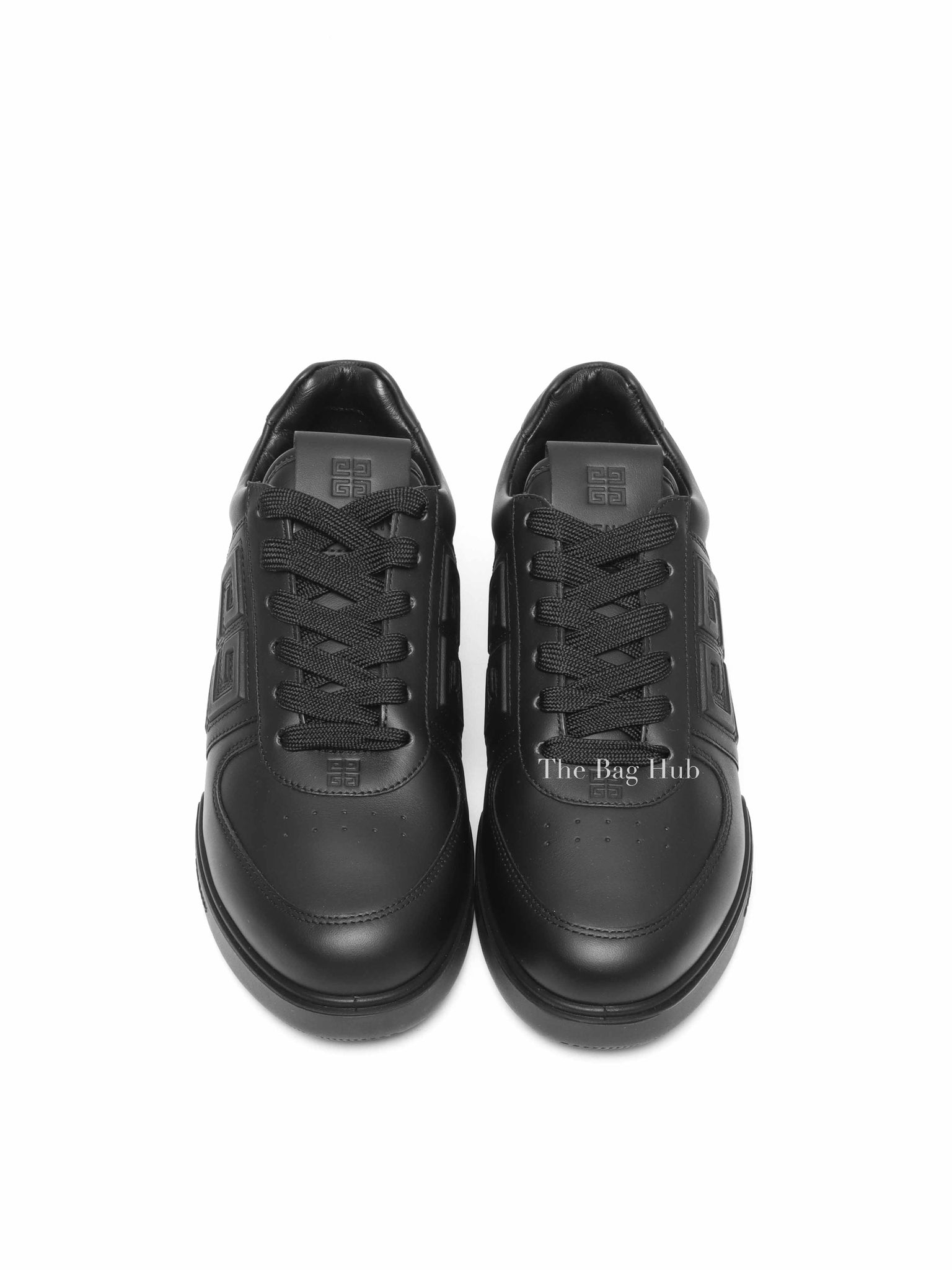 Givenchy Black Leather G4 Low Top Womens Sneakers Size 37