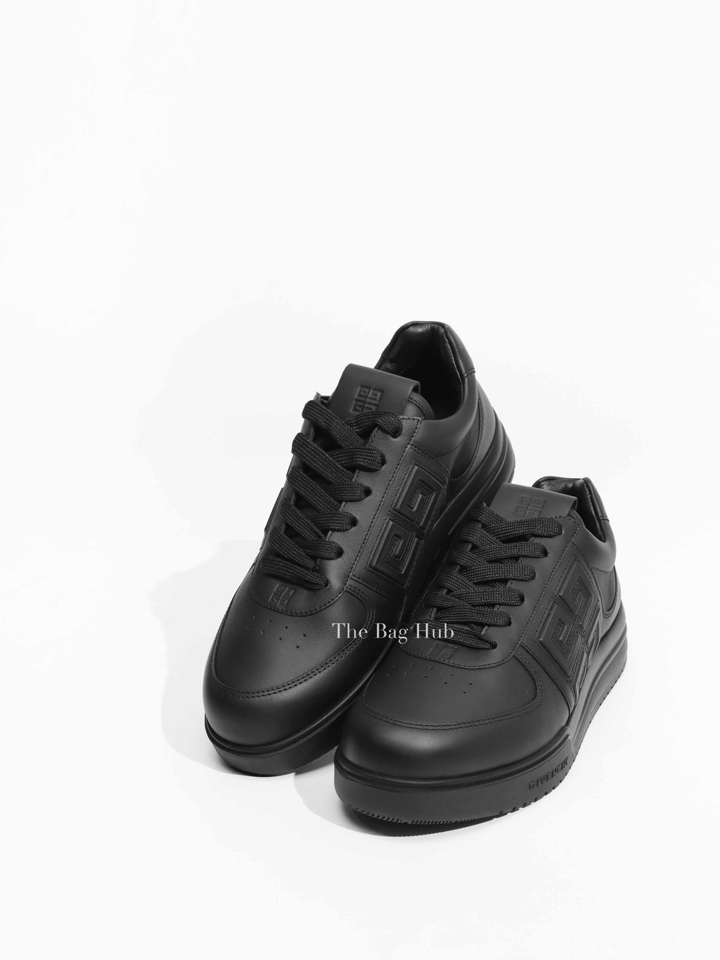 Givenchy Black Leather G4 Low Top Womens Sneakers Size 37